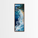 Abstract Ocean Painting, Nautical Wall Art, Coastal Wall Art, Seascape Painting, Blue and Green Wall Art, Canvas Print, Gift Idea