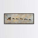 Rustic Fossil Texture Framed Canvas Print Earthy Neutral Wall Art, Modern Abstract Rock Art, Unique Office or Living Room Decor