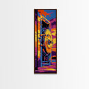 Bank Vault, Abstract Industrial Art, Bold Metal Print, Dramatic Surreal Decor, Unique Office Wall Art, Framed Canvas Print