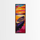 Mountain View, Abstract Wall Art, Sunset Canvas Print, Fall Home Decor, Modern Landscape Painting, Living Room Wall Art