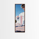 Modern Desert Home, Pink Aesthetic, Minimalist Wall Art, Framed Canvas Print, Southwestern Decor, Boho Art, Living Room Wall Art