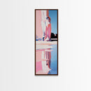 Ocean Reflection, Beach Wall Art, Minimalist Coastal Decor, Pastel Landscape, Serene Seascape, Living Room Art, Canvas Print, Gift Idea