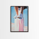 Standing Tall, Confidence, Minimalist Art, Modern Home Decor, Pastel Wall Art, Motivational Art, Living Room Wall Art, Canvas Print