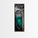 Abstract Landscape, Nature Wall Art, Modern Home Decor, Canvas Print, Blue Green Painting, Living Room Artwork, Large Wall Art