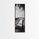 Abandoned Gravestone, Historic Cemetery, Gothic Vibes, Moody Decor, Framed Canvas Print, Halloween Art, Fall Living Room Art, Living Room Art