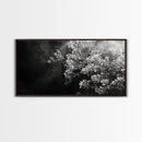 Botanical Texture, Nature Closeup Art, Modern Organic Aesthetic, Framed Canvas Print, Bedroom Wall Art, Neutral Boho Wall Decor