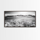 Ocean Surface, Sunlit Water, Sea Ripple, Underwater Light, Canvas Print, Modern Beach Art, Bathroom Wall Decor, Coastal Vibes