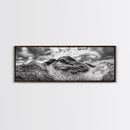 Windswept Dune Trail, Dramatic Sky, Nature Path, Beach Landscape, Framed Canvas Print, Rustic Wall Art, Fall Decor, Bedroom Art, Boho Vibes