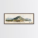Cockburn Town Beach, Turks and Caicos Watercolor Beach Print, Vacation Gift, Turks and Caicos Wall Art, Framed Canvas Print, Framed Beach Painting