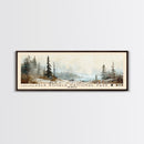 Isle Royale National Park, Michigan Watercolor Print, Vacation Gift, Michigan Wall Art, Beach Painting, Beach Decor, Large Wall Art, Wood Frame Art
