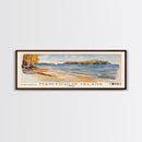 Manitoulin Island, Canada Watercolor Beach Print, Vacation Gift, Canada Wall Art, Framed Canvas Print, Framed Beach Painting