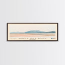 Ninety Mile Beach, New Zealand Watercolor Print, Vacation Gift, New Zealand Wall Art, Beach Painting, Beach Decor, Large Wall Art, Wood Frame Art