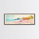 Pink Beach, Indonesia Watercolor Beach Print, Vacation Gift, Indonesia Wall Art, Beach Painting, Beach Decor, Beach Painting