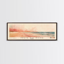 Praia do Rosa, Brazil Watercolor Print, Vacation Gift, Brazil Wall Art, Beach Painting, Beach Decor, Large Wall Art, Wood Frame Art