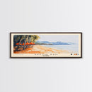 Reethi Rah, Maldives Watercolor Beach Print, Vacation Gift, Maldives Wall Art, Framed Canvas Print, Framed Beach Painting