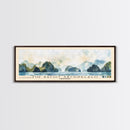 The Bacuit Archipelago, Philippines Watercolor Beach Print, Vacation Gift, Philippines Wall Art, Beach Painting, Beach Decor, Beach Painting