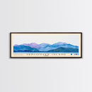 Vancouver Island, Canada Watercolor Beach Print, Vacation Gift, Canada Wall Art, Framed Canvas Print, Framed Beach Painting