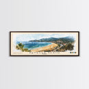 İçmeler Beach, Turkey Watercolor Beach Print, Vacation Gift, Turkey Wall Art, Beach Painting, Beach Decor, Beach Painting