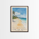Cane Bay Beach, US Virgin islands Watercolor Beach Print, Vacation Gift, US Virgin islands Wall Art, Beach Painting, Beach Decor, Beach Painting