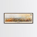 Dobrich Bulgaria Travel Art, City Art, Framed Canvas Print or Metal Wall Art, Europe Travel Poster, Panoramic Wall Art, Extra Wide Wall Art