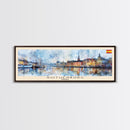 Gothenburg Sweden Travel Art, City Art, Framed Canvas Print or Metal Wall Art, Europe Travel Poster, Panoramic Wall Art, Extra Wide Wall Art