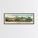 Angers France Wall Art, Panoramic Travel Poster, Panoramic Framed Canvas Print, City Wall Art, Wall Hanging Home Decor, Travel Art