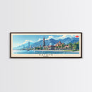 Batumi Georgia Wall Art, Panoramic Travel Poster, Panoramic Framed Canvas Print, City Wall Art, Wall Hanging Home Decor, Travel Art