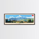 Erzurum Turkey Travel Print Wall Art, Panoramic City Art, Travel Art, Wall Decor, Vacation Gift, Framed Canvas Print Or Metal Art