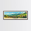 Galati Romania Travel Art, City Art, Framed Canvas Print or Metal Wall Art, Europe Travel Poster, Panoramic Wall Art, Extra Wide Wall Art