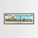 Westminster United Kingdom Wall Art, Panoramic Travel Poster, Panoramic Framed Canvas Print, City Wall Art, Wall Hanging Home Decor, Travel Art