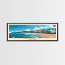Worthing United Kingdom Wall Art, Panoramic Travel Poster, Panoramic Framed Canvas Print, City Wall Art, Wall Hanging Home Decor, Travel Art