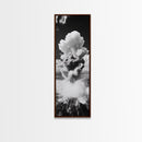 Explosive Ocean Wave, Framed Canvas Print, coastal décor, nautical painting, seascape painting, black and white photography,  panoramic art