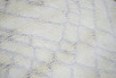 Handmade 4x6 Ivory Moroccan Design Wool Area Rug