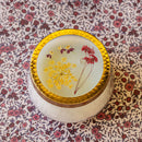 Signature Pressed Floral Candle - Spicy Apple