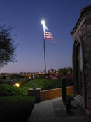 Telepatriot 400 Lumen Solar Flagpole Light - 48 LED Orbital System