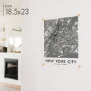 Clear Acrylic New York City Street Map