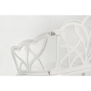 Cast aluminium bench