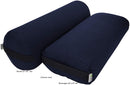 Yoga Bolster - Rectangle or Round or Pranayama shape Premium Professional Firm Studio Quality for Enhanced Yoga Practice