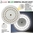 Telepatriot 400 Lumen Solar Flagpole Light - 48 LED Orbital System