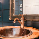 One-Handle Copper Bathroom Sink Faucet