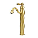One-Handle Copper Bathroom Vessel Faucet