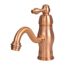One-Handle Copper Bathroom Sink Faucet