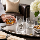 Fleur-de-Lis Bar Glasses Set of 4