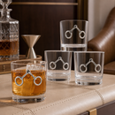 Equestrian Bit Bar Glasses Set of 4