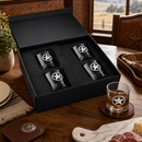 Western Star Bar Glasses Set of 4