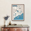 Vintage Map of Maine 1931