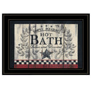 Hot Bath 14 Black Framed Print Wall Art