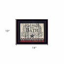 Hot Bath 15 Black Framed Print Wall Art