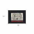 Hot Bath 2 Black Framed Print Wall Art