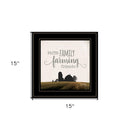 Faith Family Farming Friends 2 Black Framed Print Wall Art